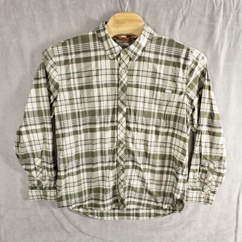 Simms Insect Shield Fishing Performance Shirt Mens XL Lake Outdoor‎ Gorpcore